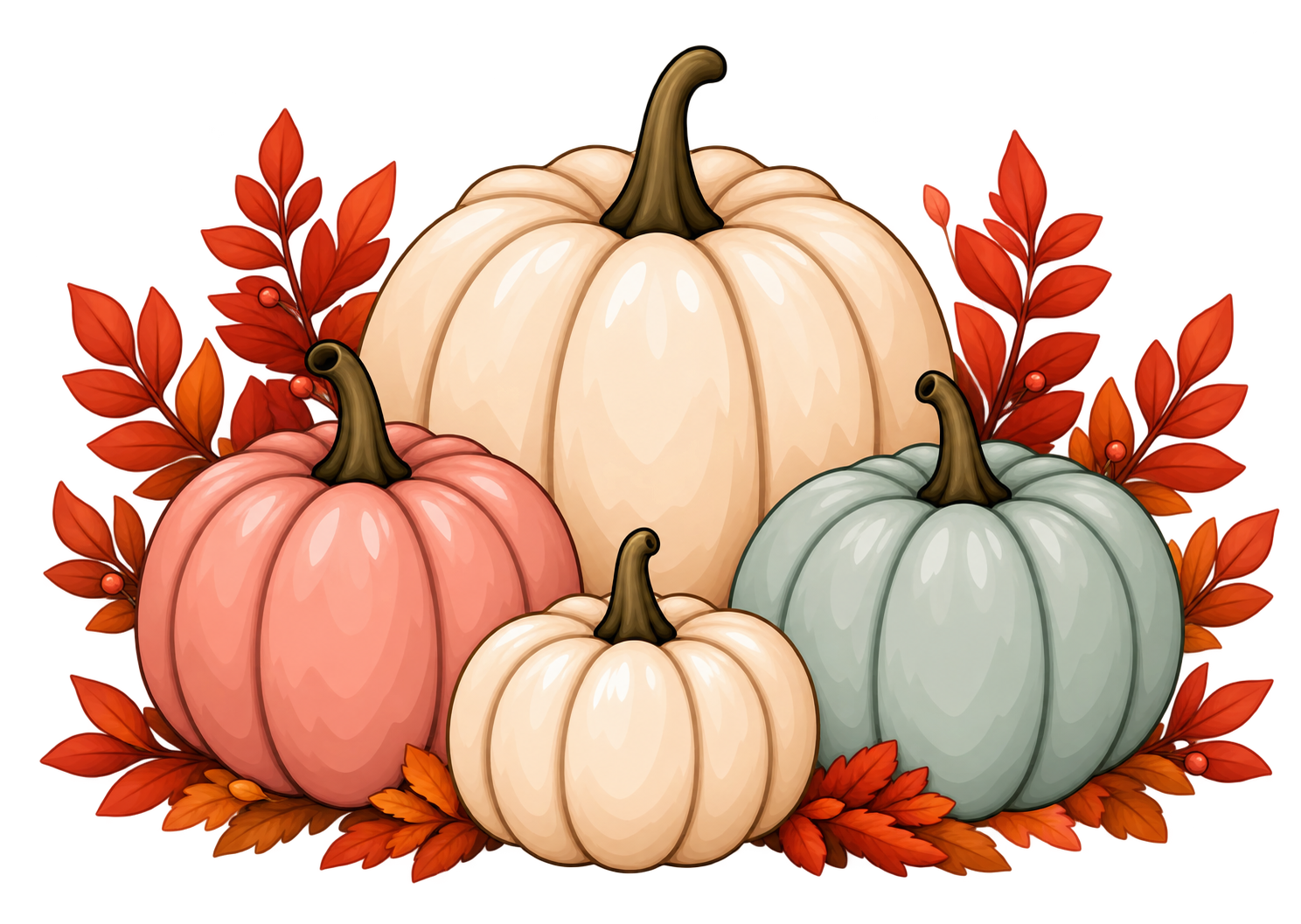 Bippity Boppity Boo pumpkin arrangement from Lindsay’s artwork