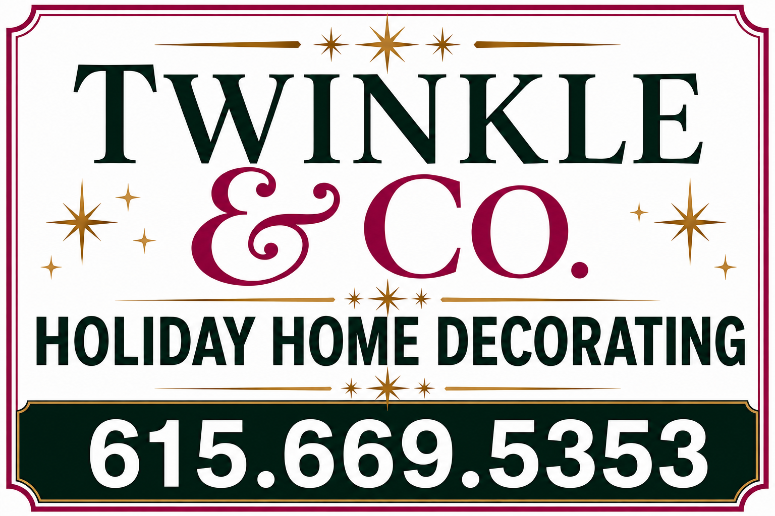 Twinkle & Co. Holiday Home Decorating — 615.669.5353